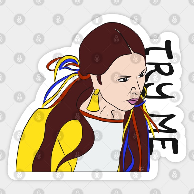 Don't Try LeeAnne Sticker by thecompassrose